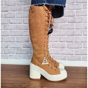 ⭐Converse Chuck 70 De Luxe Heel XX Hi Western Sz 5 Men's Shoes Boots Tan A15660C